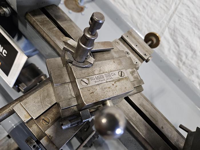 Used Wade American Made Dove Tail Turret Metal Lathe with Tooling RARE!