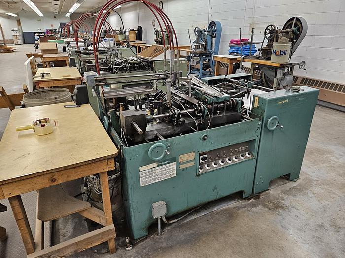 Used Box Making Machinery Available for Custom Plastic Transparent Boxes FMC Perondi & Much More!