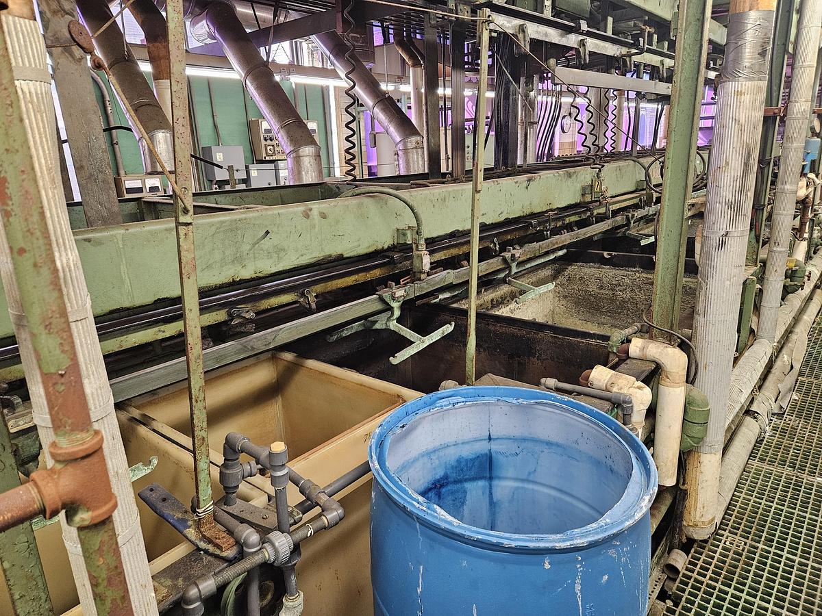 Used Udylite Cyclemaster 36-ft Automation Plating Line Machine