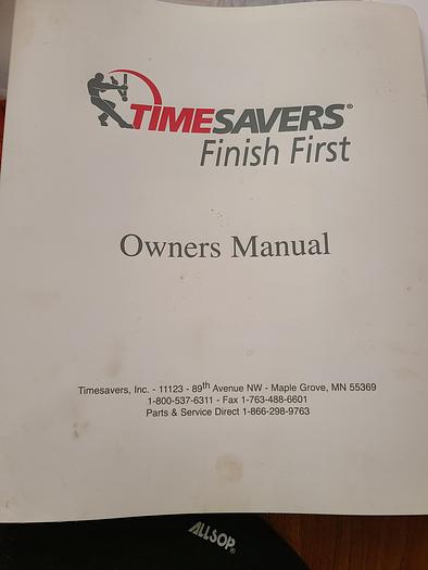 Used Timesavers Model 1111-11-0 Dry or Wet Conveyor 9" Belt Sander Mini Belt Semi Automatic