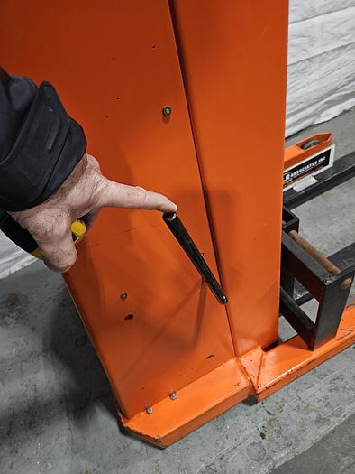 Used Presto BT8127-MOD Electric Lift Truck 126 inch high lifting 200 Lbs. Manual Drive