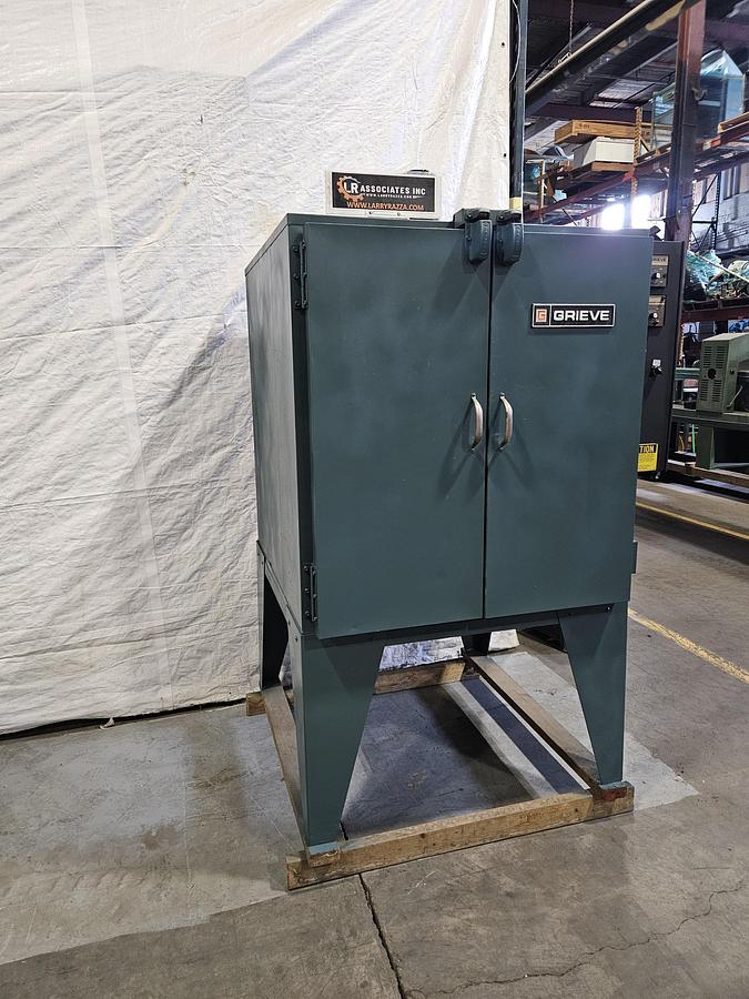 Used Grieve Model 333 Oven 36" x 36" x 36" 350F Max Temp with Exhaust
