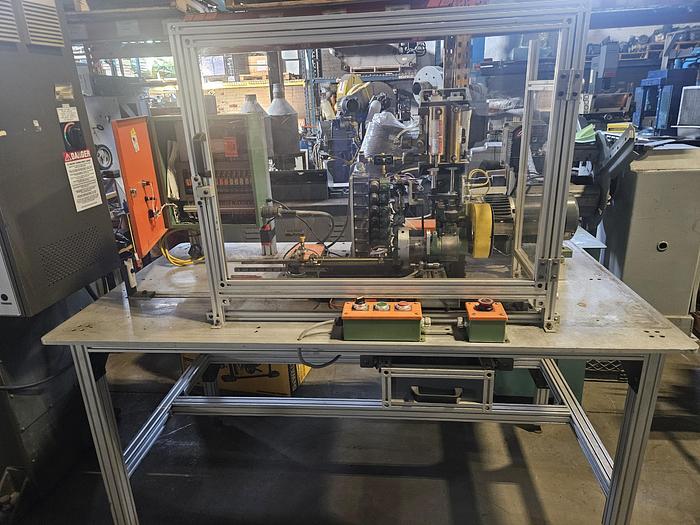 Used Automatic Tube or Rod Cutting Sawing Machine Feed & Cut Continuously cuts length