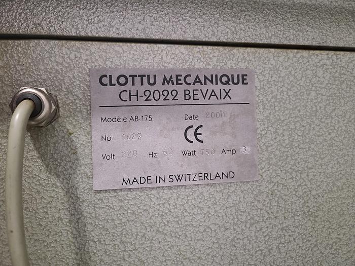 Used Clottu Swiss made Cutter Grinder Tool Sharpener Dual Head 