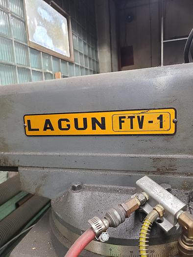Used Lagun 2HP Milling Machine 42 inch with Accurite DRO Power Feed & Vise