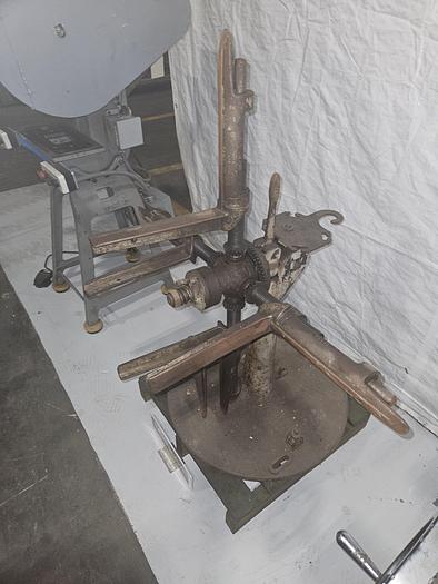 Used Littell 3500 Lb. Metal Stock Feed Reel Payoff Adjustable 48 inch