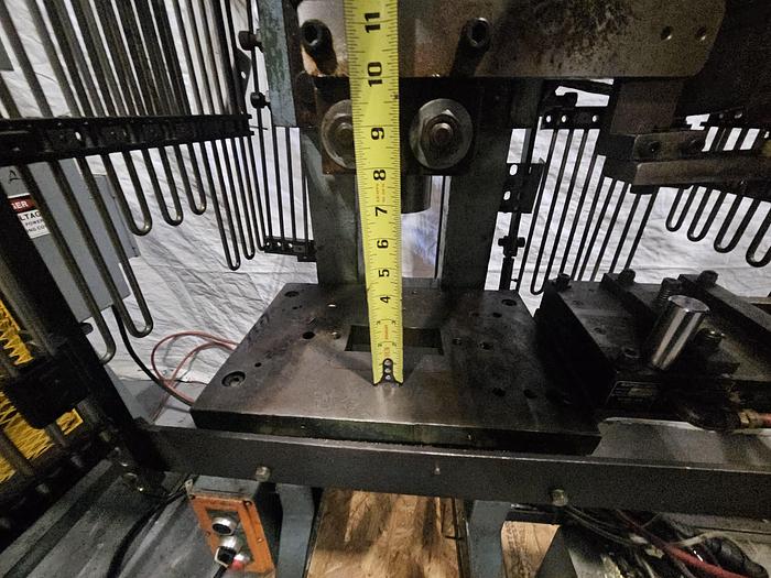 Used 5 Ton Perkins Punch Press Air Clutch & Air Brake Palm Buttons anti-tiedown VFD Stamping Press