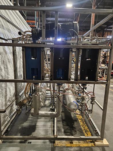 Used VOBIS DMSO Solution Fractional Distillation System 25 kg/h Built in 2020 in Pristine Condition!