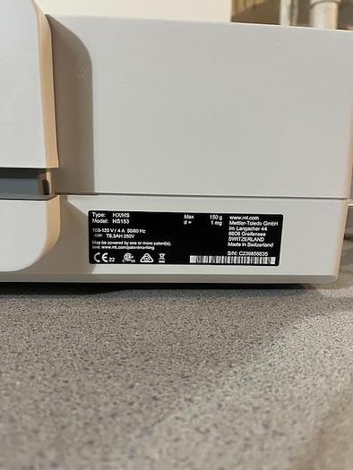 Used Metler Toledo Halogen Moisture Analyzer HS153