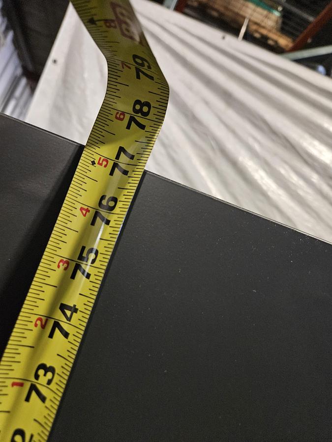 Used ULINE Heavy-Duty Steel Bin Storage Cabinet – holds 168 Blue Bins – 48" W × 24" D × 78" H with Plastic Bins... Pristine!!