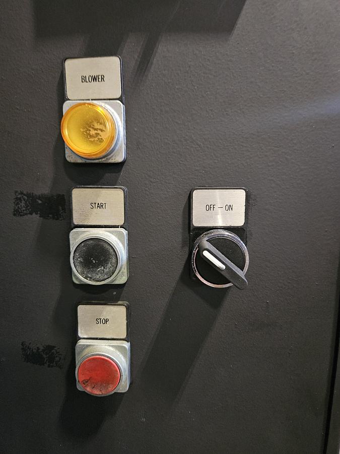 Used Grieve Model 333 Oven with Maximum Temperature of 350F and an interior of 3 feet x 3 feet x 3 feet with racks - Single Phase