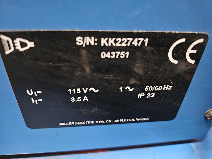 Used Miller Delta Weld 452 CV DC Welding Power Source with Miller Robotic Interface Microprocessor Weld Controller Cool mate 4 & Gun w/ Feeder... formerly on a Robot Welder