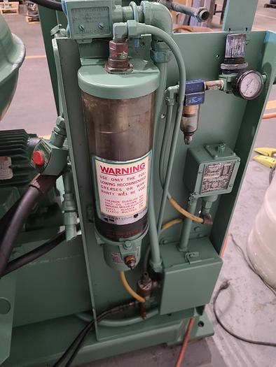 Used ALMCO 3 Cubic Ft Vibratory Finishing Machine Deburr Polish Automatic