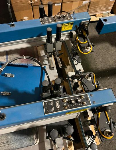 Refurbished Reconditioned M&R Gauntlet II 8 Color 10 Station Screen Printer with Flash Dryer & Fusion Dryer... in Excellent Condition!