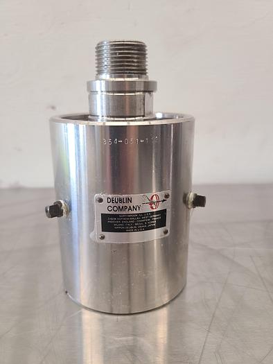 Used Deublin Rotary Union Air Coupling Rotating Air Coupler 354-051-112
