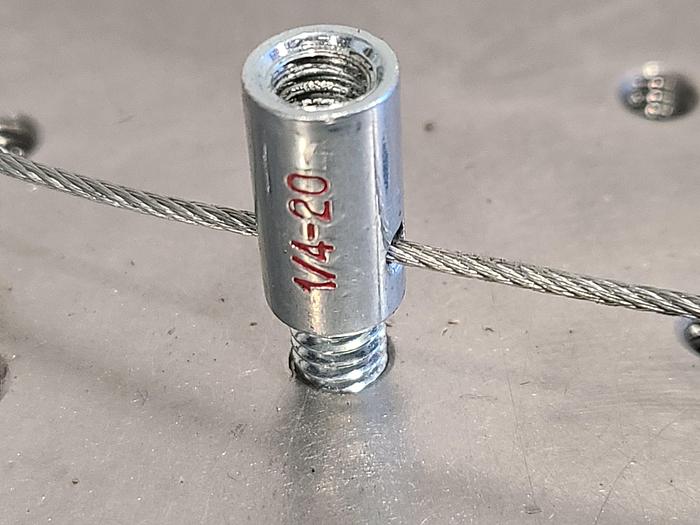 Used Newport RS2000 Sealed Hole Table Top with Tuned Damping and Legs