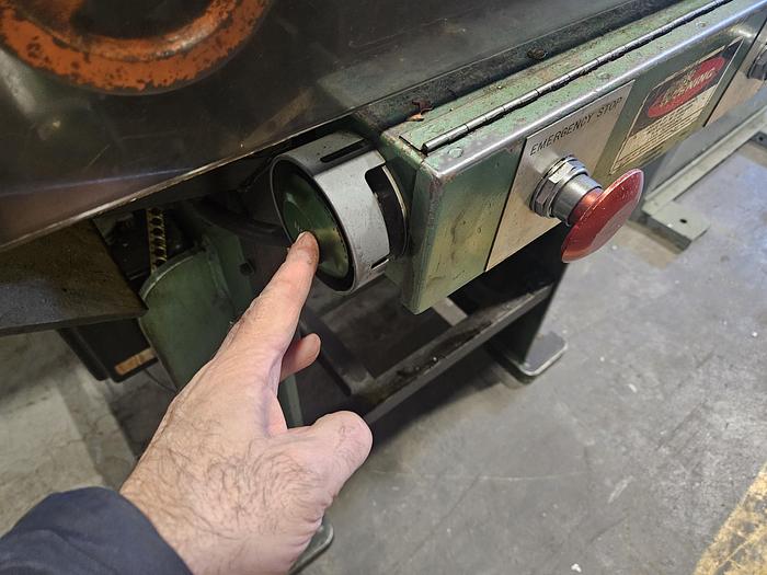 Used 15 Ton Rousselle Punch Press Air Clutch Air Brake 2" Stroke Variable Speed Control