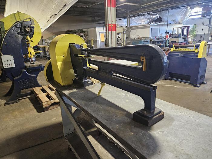 Used Pexto Model 299B Motorized Ring & Circle Cutter sheet metal shear 20 GA x 42" 110V