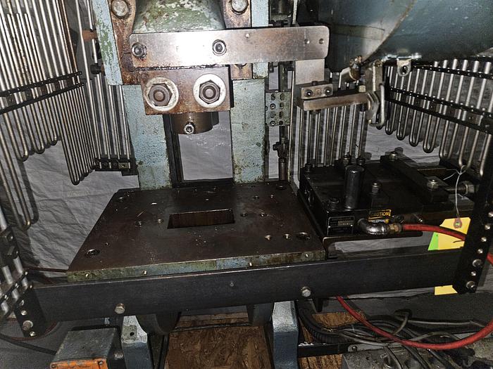 Used 5 Ton Perkins Punch Press Air Clutch & Air Brake Palm Buttons anti-tiedown VFD Stamping Press