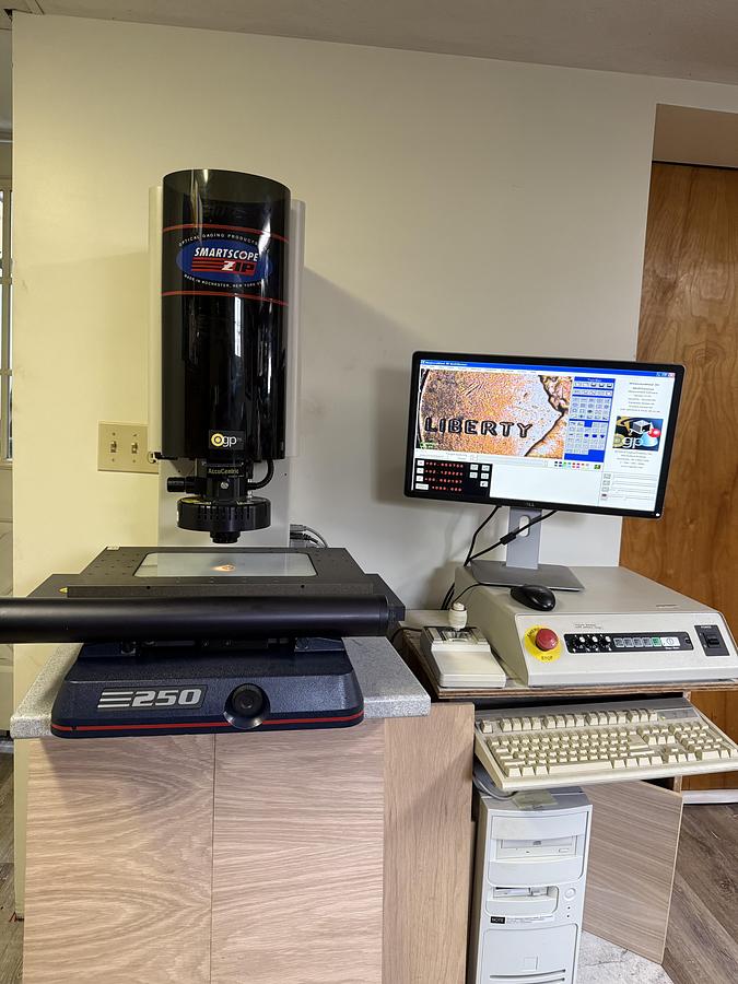 Used SmartScope ZIP 250 Compact Benchtop Multisensor Metrology System Smart Scope CMM Measuring Machine