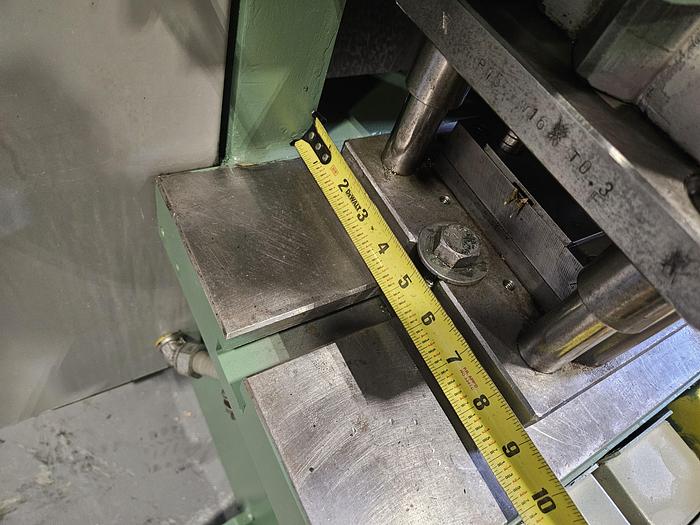 Used 10 Ton Mechanical Punch Press with 3" Rapid Air Feed Stamping Brass Steel Automatic or Single Operation... Excellent Condition!