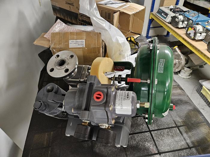 Fisher Baumann 54.24588SVF  1" Valve with Actuator 1052 Medical Dairy Stainless Steel