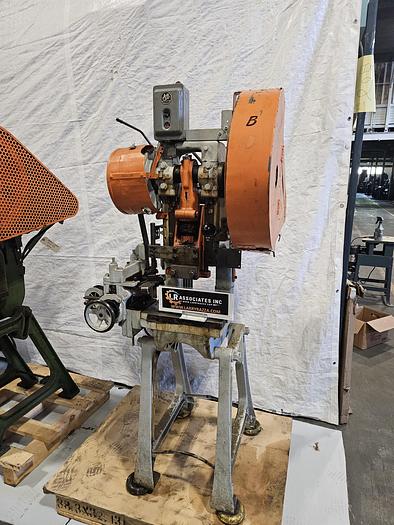 Used Perkins 9 Ton Punch Press Crimping Stamping Steel Brass