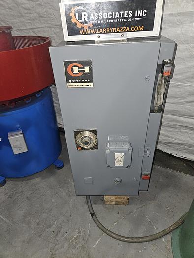 Used Sweco 1.2 Cubic Ft Vibratory Finisher 220V 3 Phase Polish Debur Metal Fast Finishing