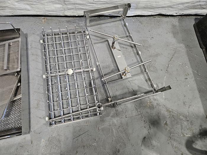 Used Stainless Steel Industrial Dishwasher Racks that fits AMSCO 400