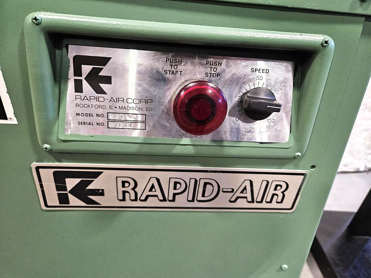 Used RAPID-AIR SS8-A POWERED STOCK STRAIGHTENER – 8" WIDTH CAPACITY – VARIABLE SPEED – ELECTRONIC LOOP CONTROL – 220V / 3 PHASE