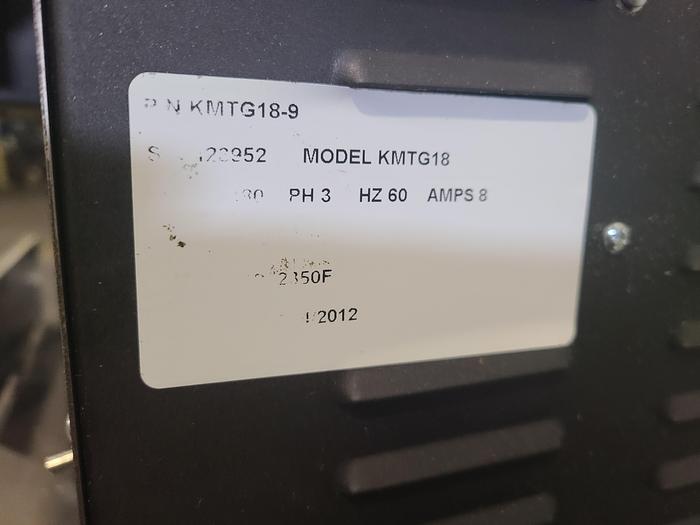 Used 2012 Sentry Heat Treating Oven Furnace 18 Inches Deep 220 Volts