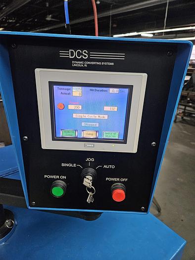 Used DCS 450 Ton Hydraulic Coining Press with Coin Ejection Quick Change Tooling System 