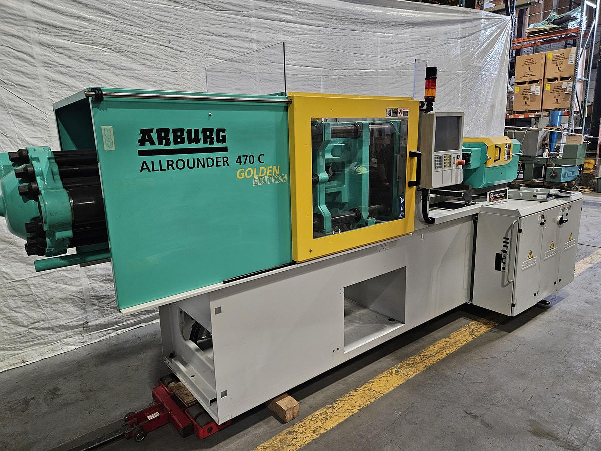 Used 2016 Arburg 470 C 1500-400 Golden Edition 165 Ton 6.5 oz. Allrounder Injection Molding Machine PRISTINE!!!