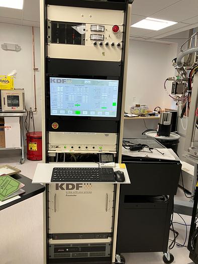Used KDF 654i sputtering batch systems dual load lock in-line RF / DC side