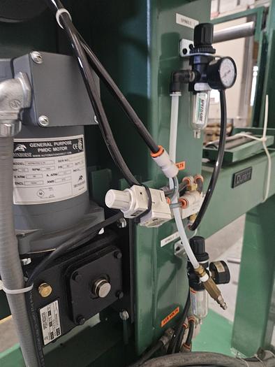 Used TWO Durant Motorized Braking Stock Reel Payoff with Coil Feed Sensors