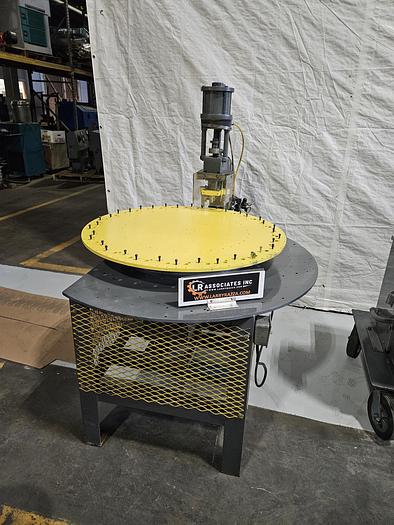 Used Hugold Automated Stamping Crimping Air Press with Rotary Table and Tooling