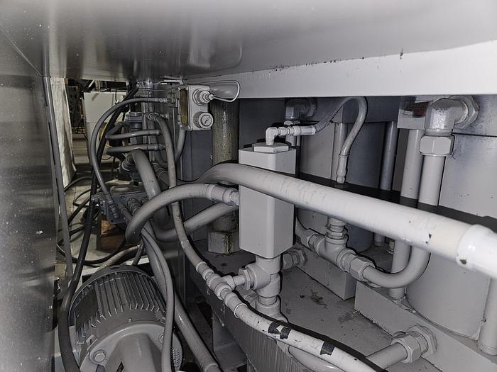 Used Wabash 100 Ton Hydraulic Press Model# 100-2424-STMAC with Heated Platens Molding & Laminating 