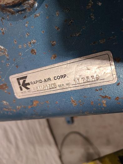 Used RapidAir  Dual 1500 Lb Material Coil 72 Inch Payoff Decoiler Stock Feed Adjustable Clutch & Coil Diameter