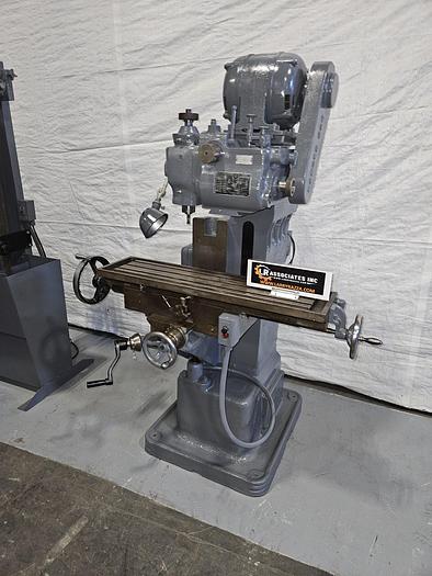 Used Van Norman No. 12 Milling Machine with Power Feed & Rotating Vise 220V 3PH