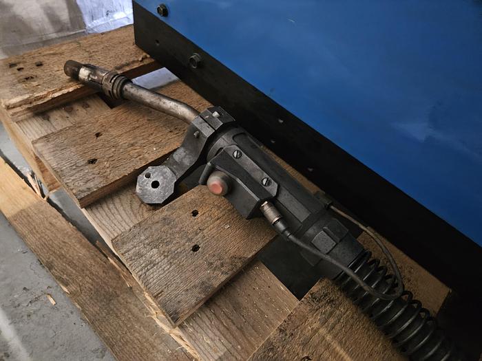 Used Miller Delta Weld 452 CV DC Welding Power Source with Miller Robotic Interface Microprocessor Weld Controller Cool mate 4 & Gun w/ Feeder... formerly on a Robot Welder