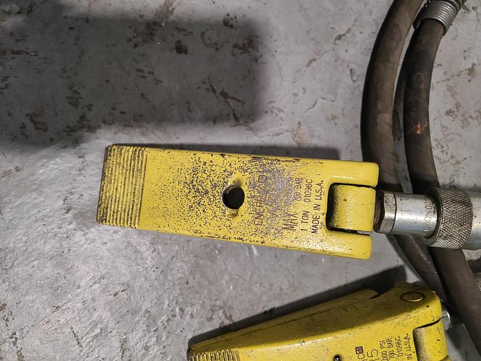 Used Pneumatic Hydraulic Clamp Clamping Mechanism with Foot Pedals