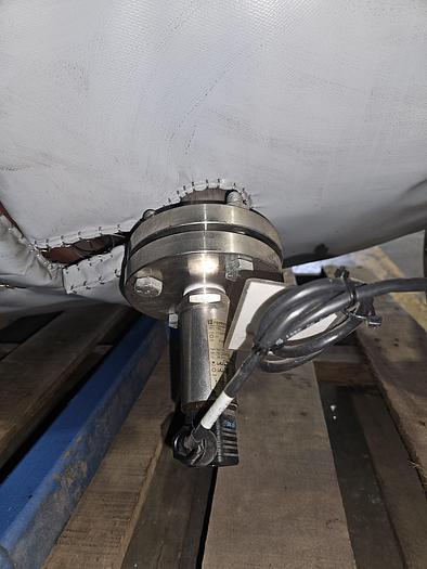 Used 175 Gallon Super Heavy Duty Stainless Steel Horizontal High Pressure Vessel Holding Tank Rated at 300F to -20F @ 90 PSIG Built in 2010