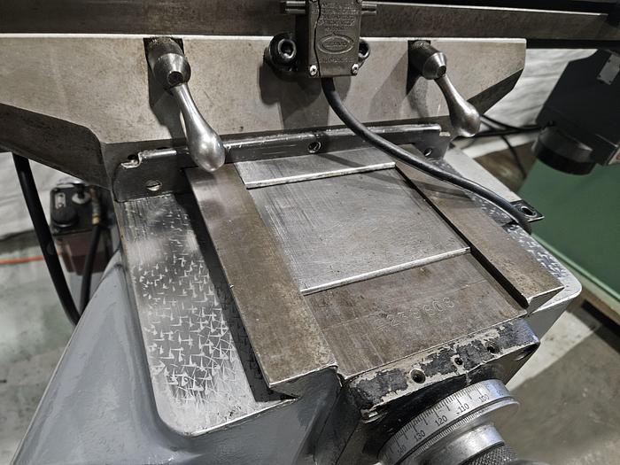 Used 2 HP Vari-Speed Bridgeport Milling Machine with Mitutoyo DRO Power Feed 230V 3 Phase