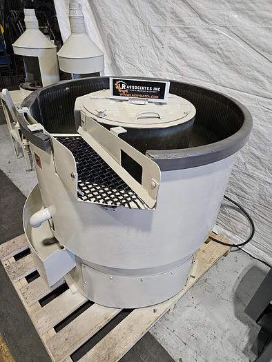 Used Sweco 10 Cubic FT Vibratory Finisher with Automatic Separation Smooth Polish Metal Plastic Fast Pristine! 