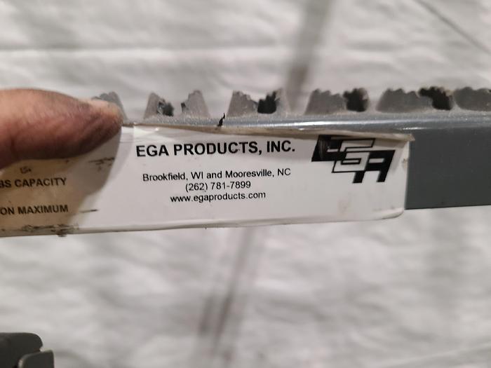 Used Gated Platform Ladder for Elevated Work Area