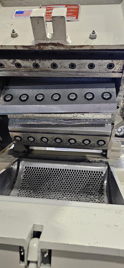 Used NELMOR G1012LS PLASTIC GRANULATOR – 5 HP - 10" x 14" FEED OPENING – 1/4" SCREEN – 230 VOLT 3 PHASE – TESTED & RUNNING