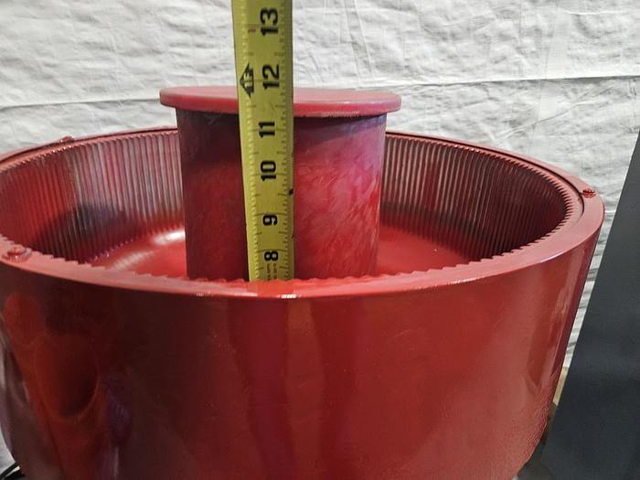 Used Belair FM-4000 1.3 CF Vibratory Finishing Machine 110V Polish Metal