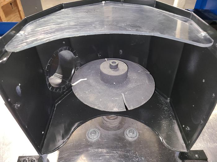 Used Custom Lapping Machine Center with Variable Speed Frequency Drive Complete with Table, Hood & Work Light