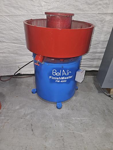 Used Belair FM-4000 1.3 CF Vibratory Finishing Machine 110V Polish Metal