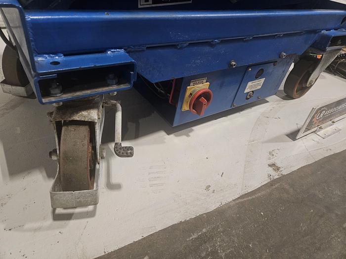 Used West Bend 1100 Lb. Electric Lift Truck Cart 67 inch lift height Tool Change Lifter